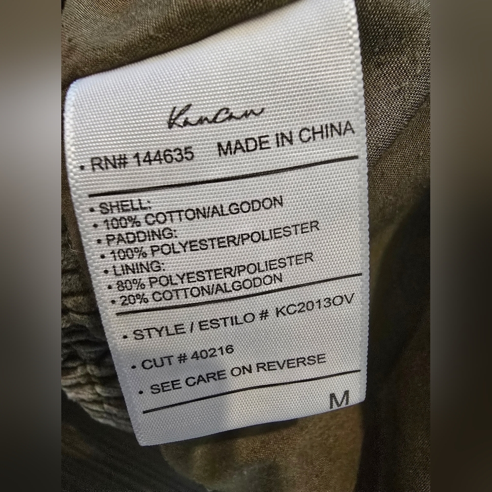 KanCan Olive Corduroy Jacket - Picture 11 of 11